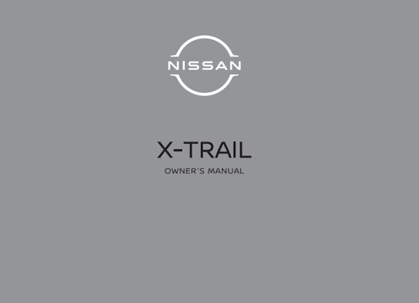 2023 Nissan X-trail Owner's Manual