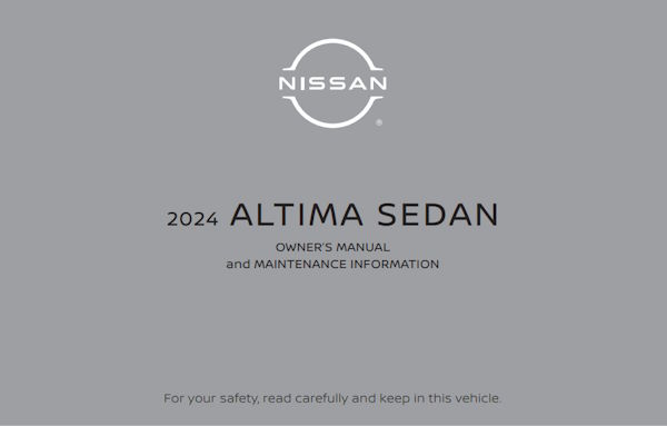 2024 Nissan Altima Owner's Manual