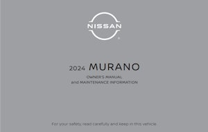2024 Nissan Murano Owner's Manual