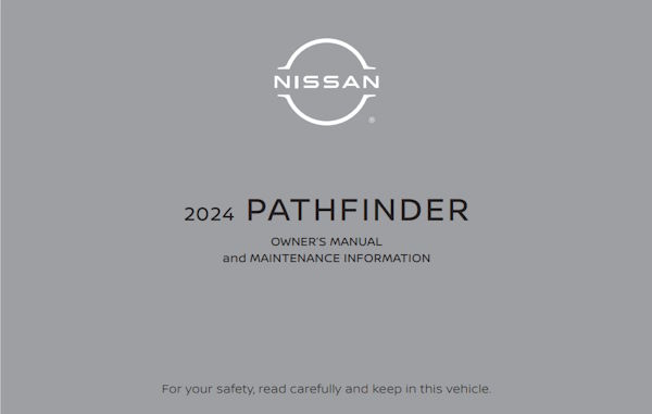 2024 Nissan Pathfinder Owner's Manual