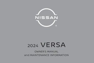 2024 Nissan Versa Owner's Manual