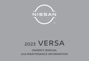 2023 Nissan Versa Owner's Manual